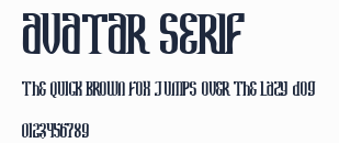 Avatar Serif預覽圖