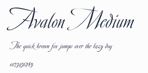 Avalon Medium預覽圖