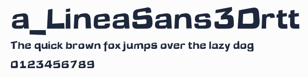 a_LineaSans3Drtt預覽圖