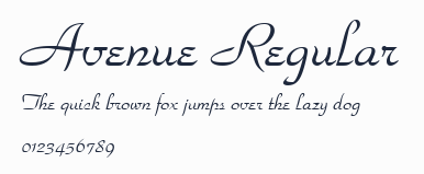Avenue Regular預覽圖