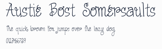 Austie Bost Somersaults預覽圖