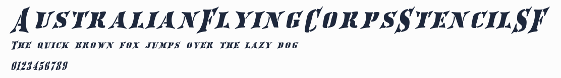 AustralianFlyingCorpsStencilSF預覽圖
