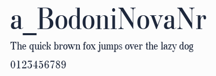 a_BodoniNovaNr預覽圖