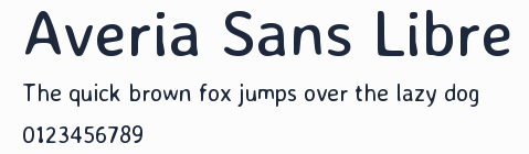 Averia Sans Libre預覽圖