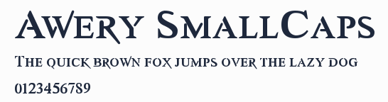 Awery SmallCaps預覽圖