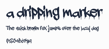 a dripping marker預覽圖