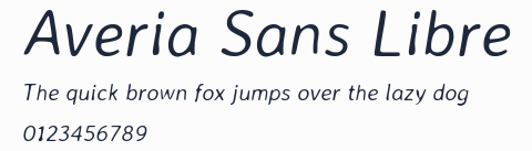 Averia Sans Libre預覽圖