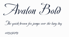Avalon Bold預覽圖