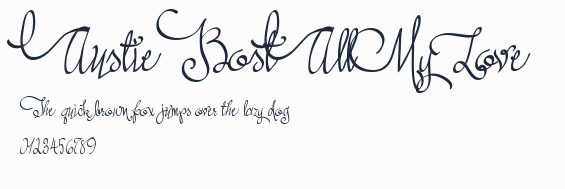 Austie Bost All My Love預覽圖