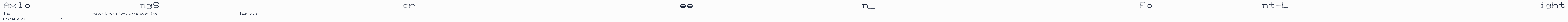 AxlongScreen_Font-Light預覽圖