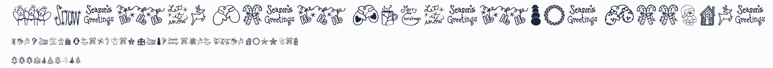 Austie Bost Christmas Doodles預覽圖