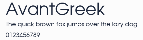 AvantGreek預覽圖