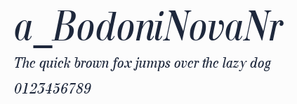 a_BodoniNovaNr預覽圖