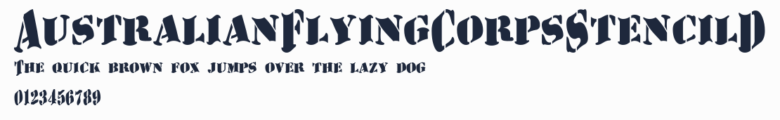 AustralianFlyingCorpsStencilD預覽圖