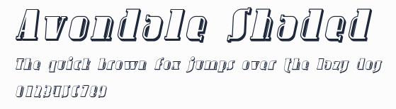 Avondale Shaded預覽圖