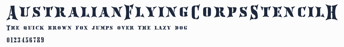 AustralianFlyingCorpsStencilH預覽圖