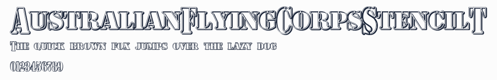 AustralianFlyingCorpsStencilT預覽圖