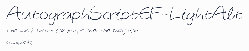 AutographScriptEF-LightAlt預覽圖