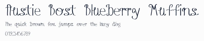 Austie Bost Blueberry Muffins預覽圖