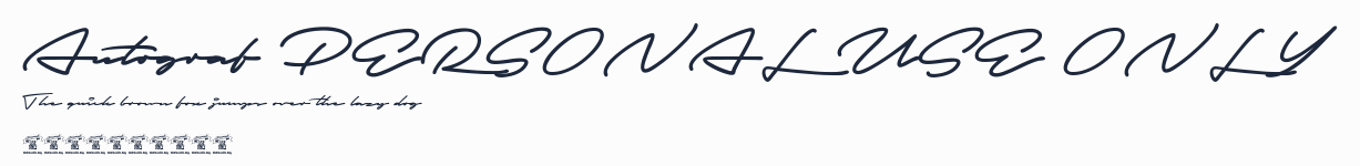 Autograf PERSONAL USE ONLY預覽圖
