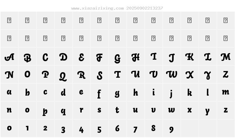 字符映射圖