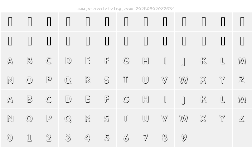 字符映射圖