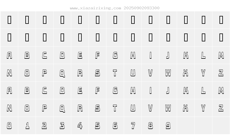 字符映射圖