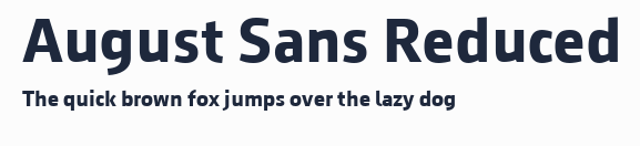 August Sans Reduced預覽圖