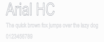 Arial HC預覽圖