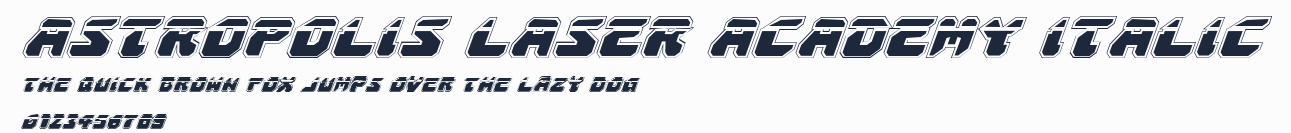 Astropolis Laser Academy Italic預覽圖