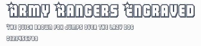 Army Rangers Engraved預覽圖