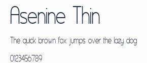 Asenine Thin預覽圖
