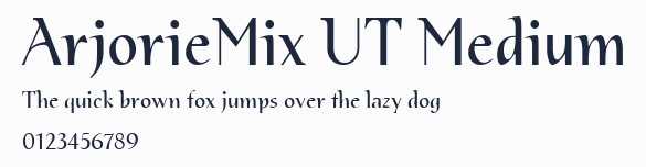 ArjorieMix UT Medium預覽圖