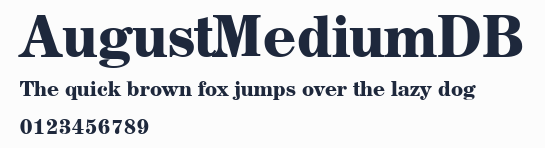 AugustMediumDB預覽圖