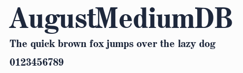 AugustMediumDB預覽圖