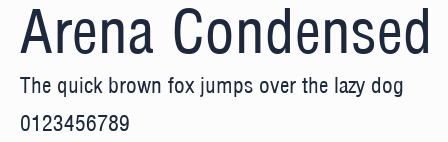 Arena Condensed