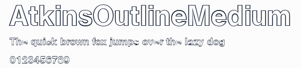 AtkinsOutlineMedium預覽圖