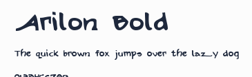 Arilon Bold預覽圖
