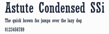 Astute Condensed SSi預覽圖