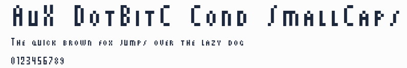 AuX DotBitC Cond SmallCaps預覽圖