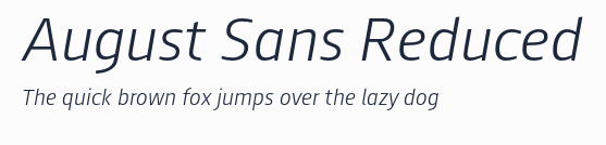August Sans Reduced預覽圖