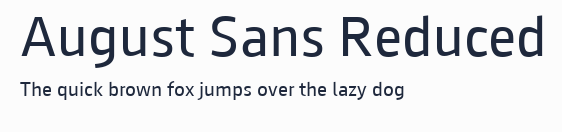 August Sans Reduced預覽圖