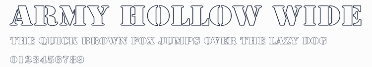 Army Hollow Wide預覽圖