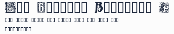 Art Nouveau Initials B預覽圖