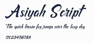 Asiyah Script預覽圖