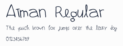 Atman Regular預覽圖