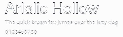 Arialic Hollow預覽圖
