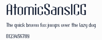 AtomicSansICG預覽圖