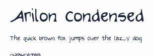 Arilon Condensed預覽圖