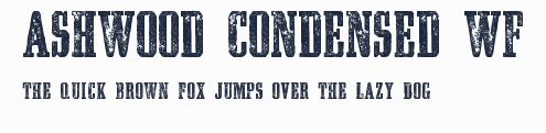 Ashwood Condensed WF預覽圖